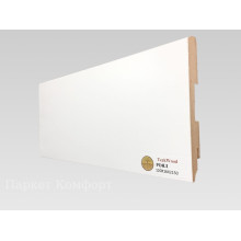 Плинтус Teckwood 120x16x2150 мм Белый Роял