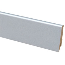Плинтус МДФ GreFF 17x80x2600 мм 1006 Светлый металл