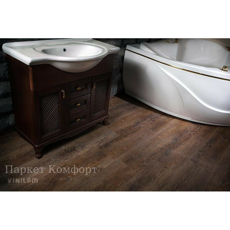 Виниловый ламинат Vinilam Cork 10-017 Дуб Брюгге 43 класс 7 мм