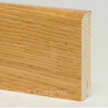Шпонированный плинтус Pedross 80x18x2500 мм R9 Дуб