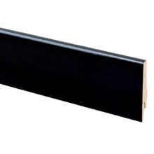 Плинтус МДФ GreFF 17x80x2600 мм 1005 Чёрный глянец