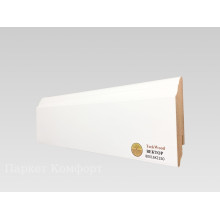 Плинтус МДФ Teckwood 80x16x2150 мм Белый Вектор