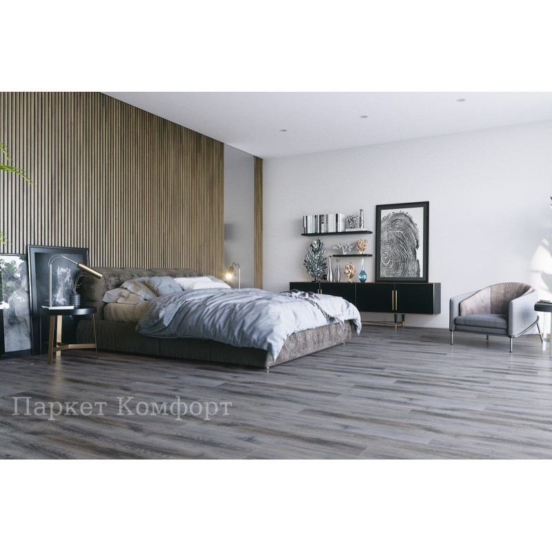 Кварц виниловый ламинат Fargo Comfort 366-1 Дуб Дакота
