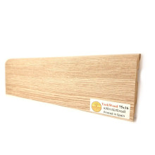 Плинтус МДФ Teckwood Цветной 75x16x2150 мм Клен беленый