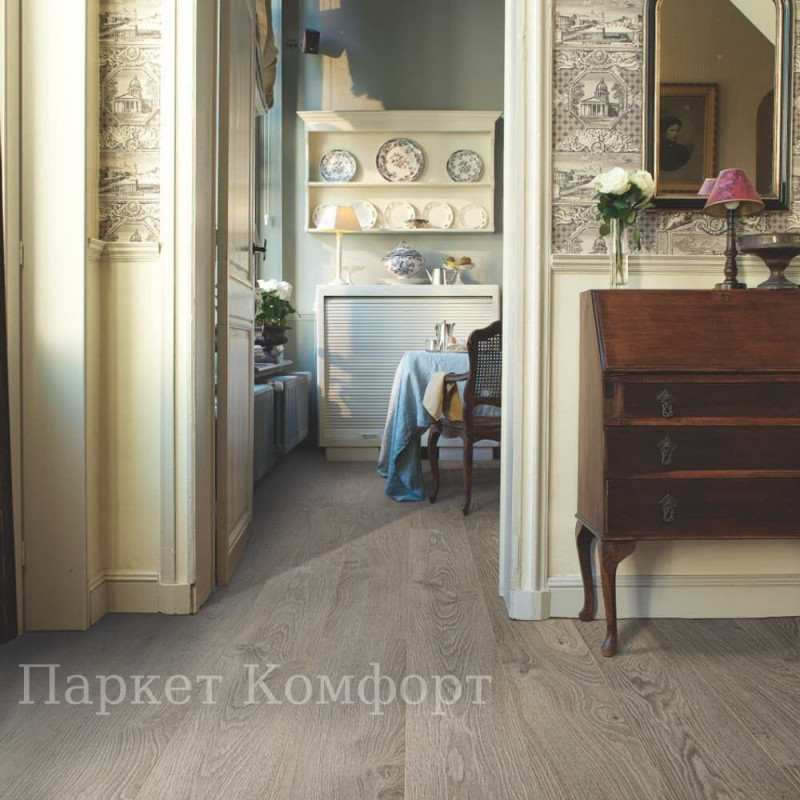 Ламинат Quick Step Perspective 4 UF1406 Дуб светло-серый старинный 32 класс, 9.5 мм