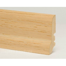 Шпонированный плинтус Tecnorivest 60x22x2500 мм Дуб беленый