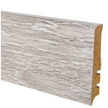 Плинтус МДФ Alsapan 15x80x2500 мм 714 Белый Термо