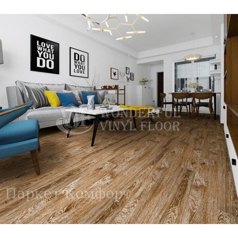 Кварц виниловый ламинат Wonderful Vinyl Floor LuxeMix Airy LX 718-5-19 Валанс