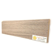 Плинтус МДФ Teckwood Цветной 75x16x2150 мм Дуб Серебро