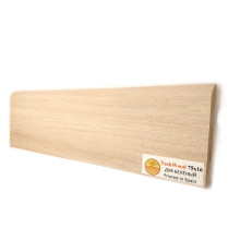Плинтус МДФ Teckwood Цветной 75x16x2150 мм Дуб беленый