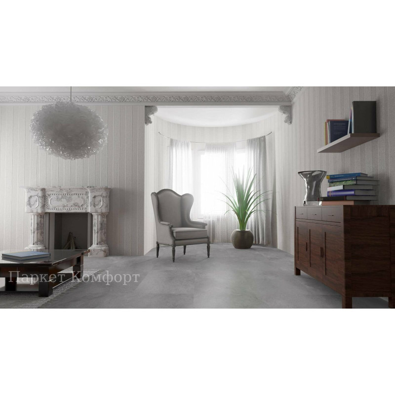 Ламинат Falquon Quadro Q1001 Porcelato Grigio 32 класс 8 мм