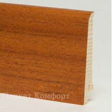 Шпонированный плинтус Pedross 80x16x2500 мм Махагон