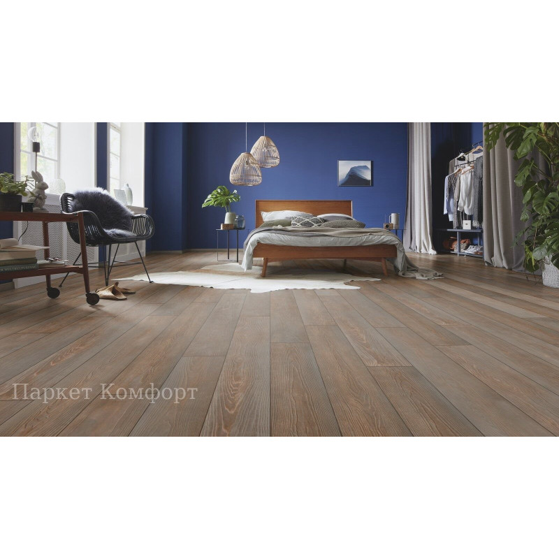 Ламинат Kronotex Exquisit D4613 Ясень медный 32 класс, 8 мм