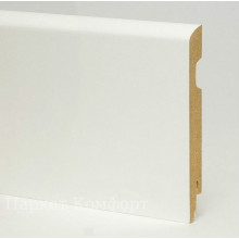Плинтус МДФ Perfilstar 120x14x2250 мм Белый прямой
