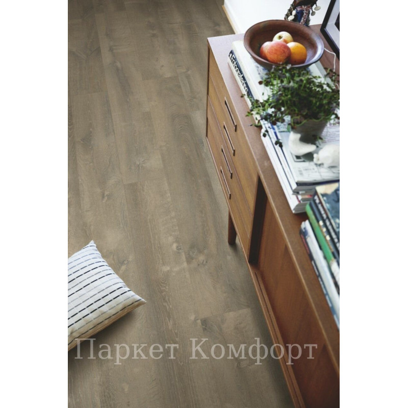 Виниловый ламинат Pergo Modern Plank Сlick Дуб Речной Серый Темный