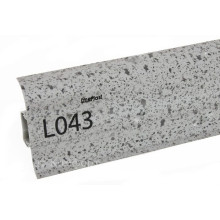 Плинтус ПВХ LinePlast Стандарт L043 Серый гранит