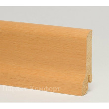 Шпонированный плинтус Pedross 60x22x2500 мм Бук