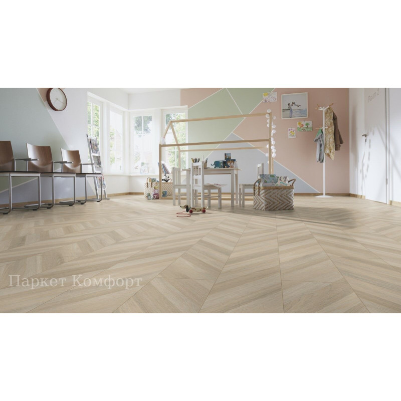 Ламинат Kronotex Exquisit Plus D4698 Дуб Шеврон 32 класс, 8 мм