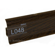 Плинтус ПВХ LinePlast Стандарт L048 Ироко