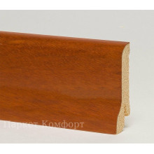 Шпонированный плинтус Pedross 60x22x2500 мм Тигровое дерево