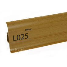 Плинтус ПВХ LinePlast Стандарт L025 Бук тёмный